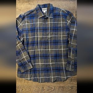 Blue and gray Flannel